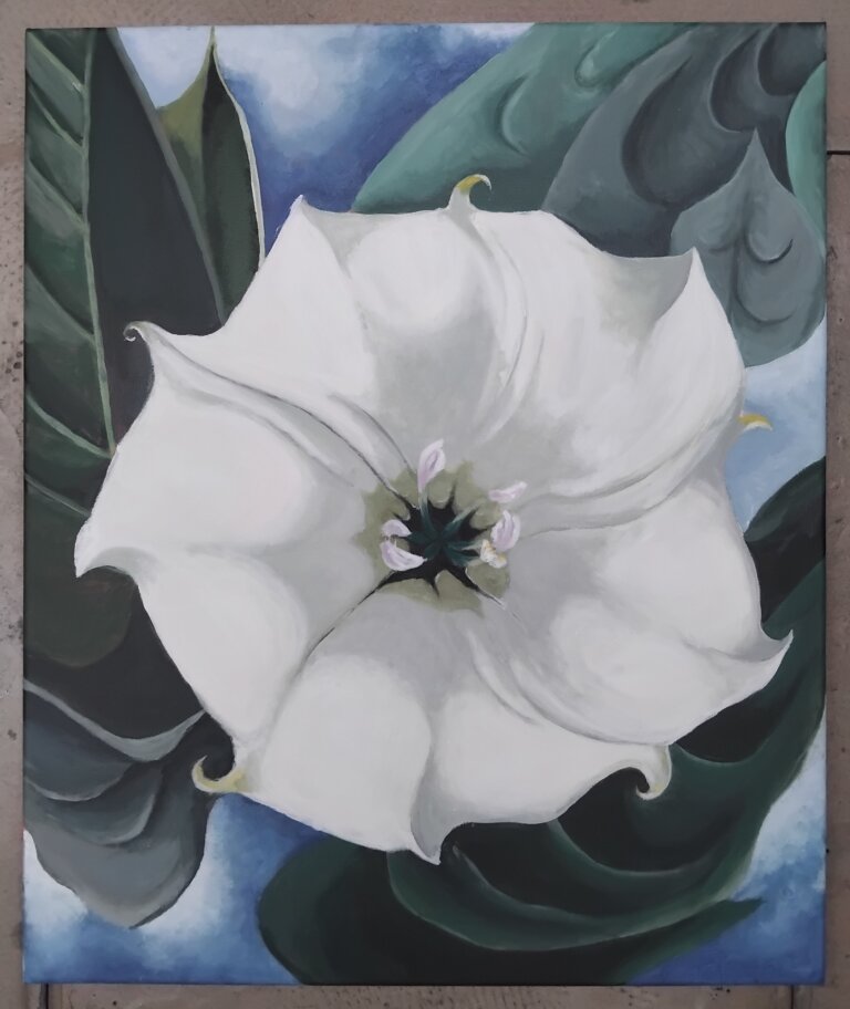 Cours adultes, D'après Georgia O'keeffe, reproduction