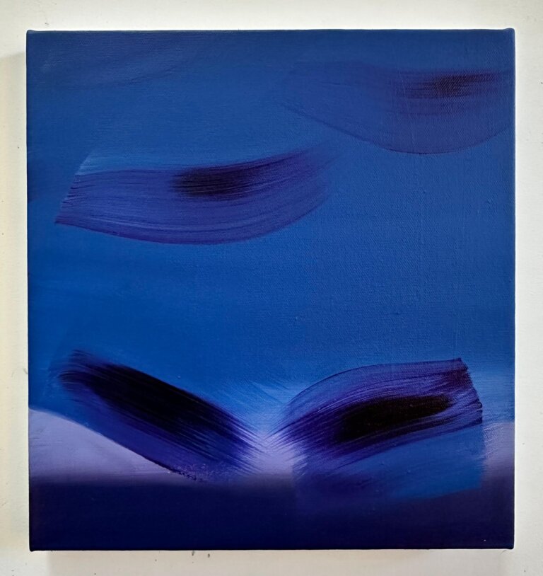Sans titre, 2024 Acrylique et pigments sur toile, 