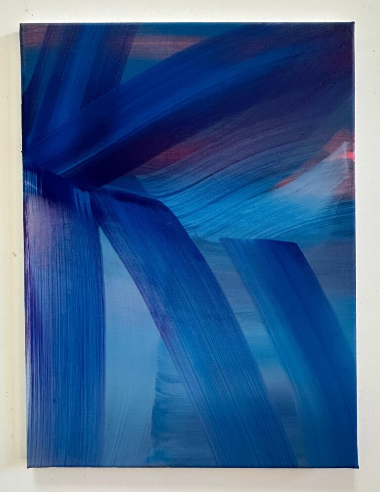 Sans titre, 2025 Acrylique et pigments sur toile, 40x30 cm
