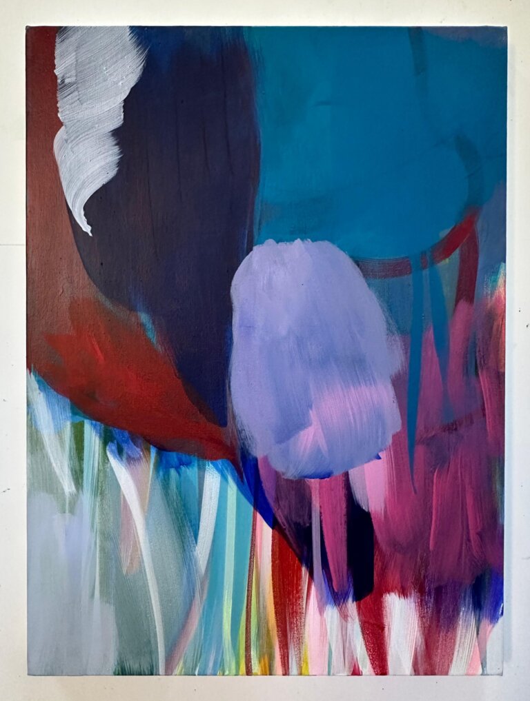 Sans titre, 2023 Acrylique et pigments sur toile,  cm
