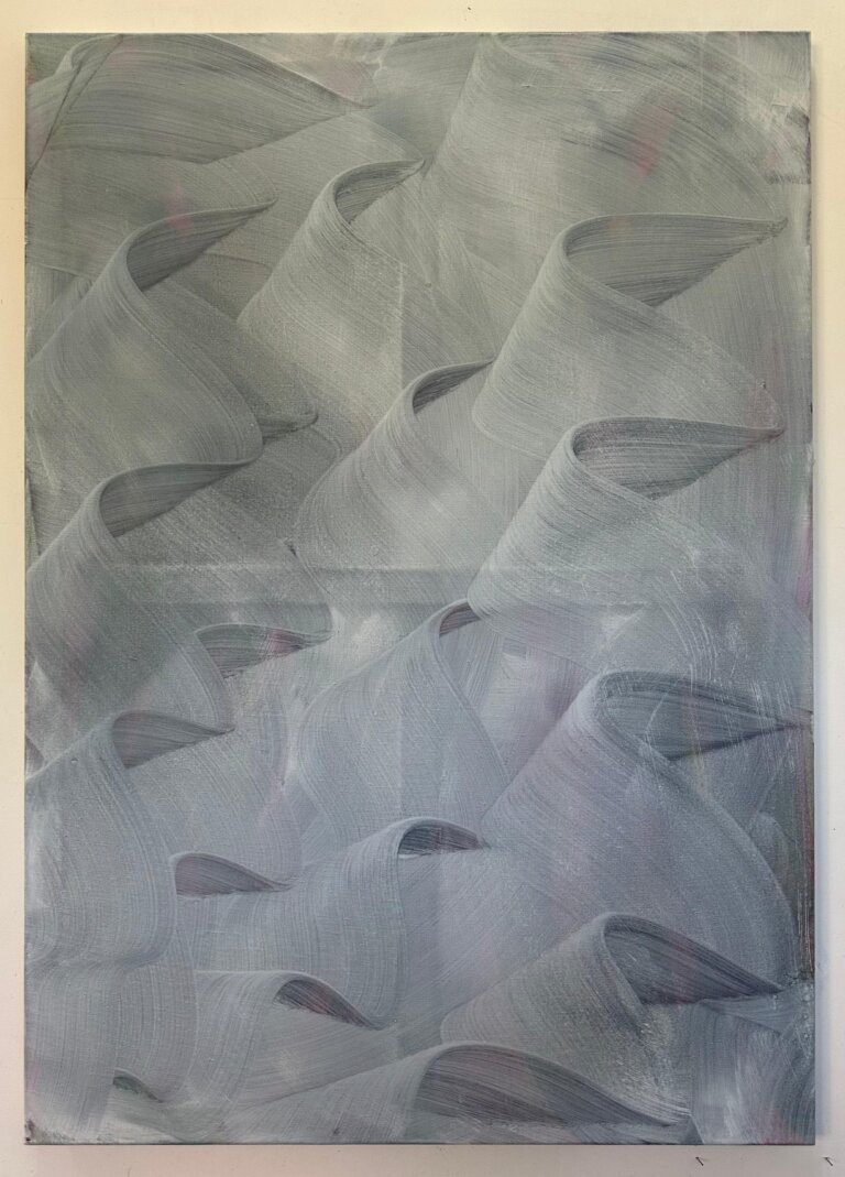 Sans titre, 2025 Acrylique, pigments et gesso sur toile, 120x85 cm