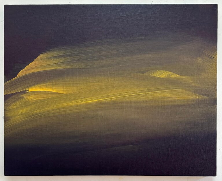 Bigoût #2, 2026 Acrylique et pigments sur toile, 76x61 cm