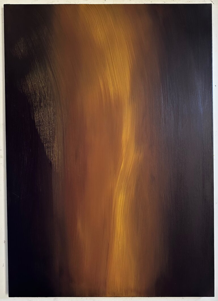 Bigoût #5, 2026 Acrylique et pigments sur toile, 120X85 cm